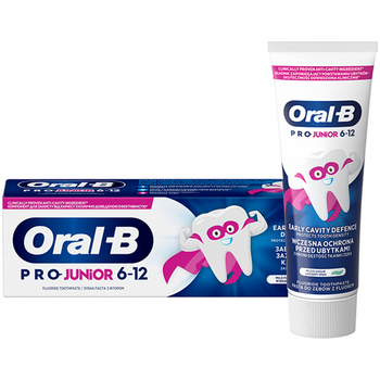 Pasta do zębów dla dzieći Oral-B Pro Junior 6-12 lat łagodny smak 75 ml