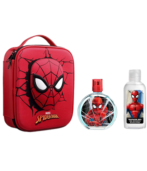 Marvel Spiderman kosmetyczka z wodą toaletową 100ml i żel do kąpieli 100ml