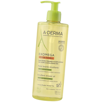 Olejek emolient pod prysznic A-Derma Exomega Control do skóry suchej 500 ml