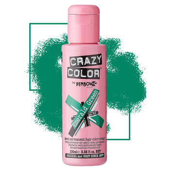 Toner krem do koloryzacji włosów Crazy Color Emerald Green 53 100 ml