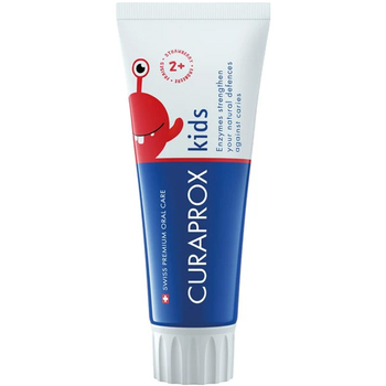 Pasta do zębów dla dzieci w tubce CURAPROX Kids 2+ Truskawkowa 60 ml