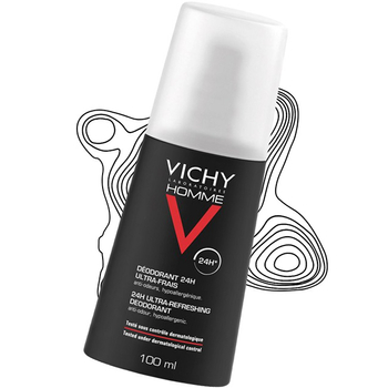 Dezodorant w sprayu Vichy Homme Ultra-Fresh 24h 100 ml