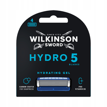 4x Wkłady WILKINSON Hydro 5 Hydrating Gel/Regular