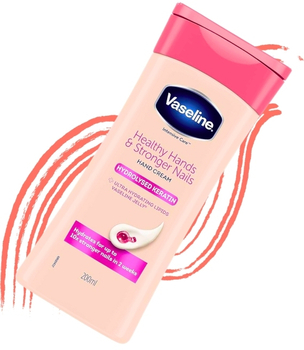 Krem do rąk i paznokci VASELINE IntensiveCare hydrolizowana keratyna 200 ml
