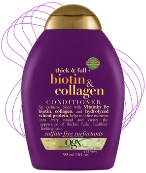 Odżywka pogrubiająca OGX Biotin & Collagen z biotyną i kolagenem 385 ml