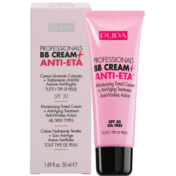 Krem przeciwstarzeniowy BB Pupa Professionals Anti-Eta SPF30 001 Nude 50 ml