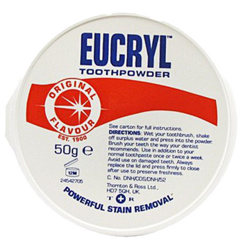 Wybielający proszek do czyszczenia zębów Eucryl Toothpowder Original 50 g