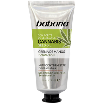 Krem nawilżający do rąk z olejem z nasion konopi Babaria Cannabis 50 ml
