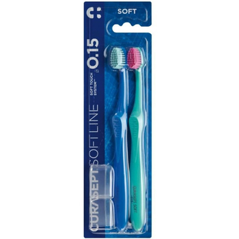 2x Szczoteczki do zębów miękkie Curasept MAXI SOFT 015 duopack