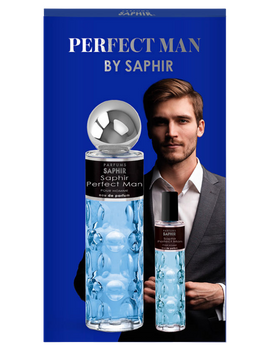 Zestaw woda perfumowana Saphir Perfect Man 200 ml + 30 ml dla mężczyz EDP