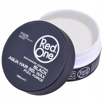 Wosk do stylizacji włosów czarny RedOne Aqua Wax Full Force Black 150 ml