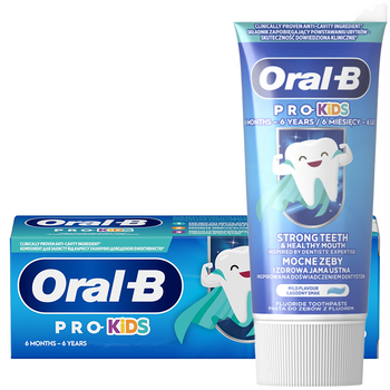 Pasta do zębów dla dzieci od 6 miesiąca do 6 lat Oral-B Pro Kids 50 ml