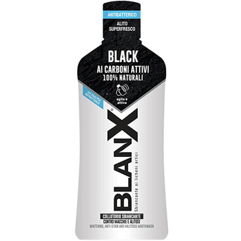 Wybielający płyn do płukania ust BlanX Black z aktywnym węglem 500 ml