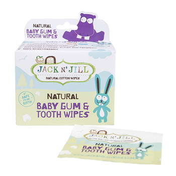 Chusteczki do mycia dziąseł niemowląt  Jack N'Jill Naturalne 25 szt.