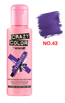 Toner krem do koloryzacji włosów Crazy Color Violette Fiolet No.43 100 ml