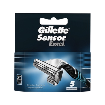 Wkłady do maszynki Gillette Sensor Excel 5 sztuk