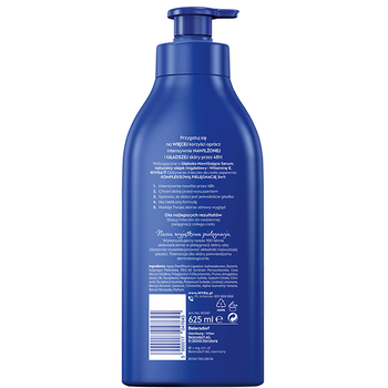 Odżywcze mleczko do ciała Nivea nawilżające do skóry suchej 625 ml