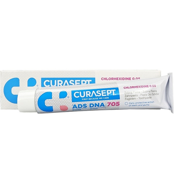 Pasta do zębów z fluorem CURASEPT ADS DNA 705 chlorheksydyna 0.05% 75 ml