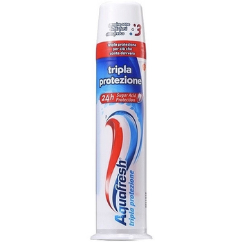 Pasta do zębów w tubie pompka AQUAFRESH Fresh & Minty z fluorkiem 100 ml