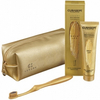 Zestaw wybielająca pasta CURASEPT Gold 75 ml i szczoteczka + kosmetyczka