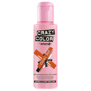 Toner krem do koloryzacji włosów Crazy Color Coral Red 57 100 ml