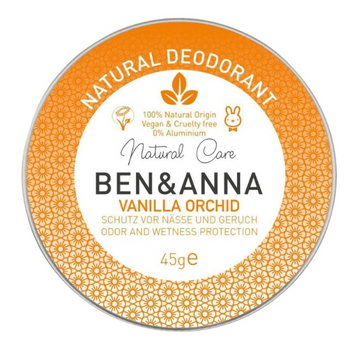 Naturalny dezodorant BEN&ANNA w aluminiowej puszce waniliowa orchidea 45 g