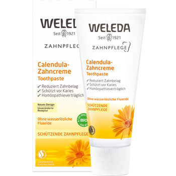 Żel mycia zębów z nagietkiem lekarskim bez fluoru WELEDA 75ml