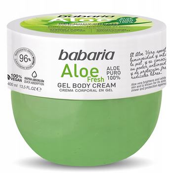 Żel nawilżający do ciała Babaria Aloe Fresh zmiękczający 400 ml
