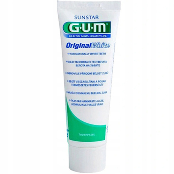 2x Pasta do zębów Sunstar Gum Original White na przebarwienia 75 ml