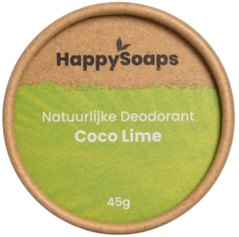 Naturalny dezodorant pachnący HAPPY SOAPS Kokos i Limonka wegański 45 g