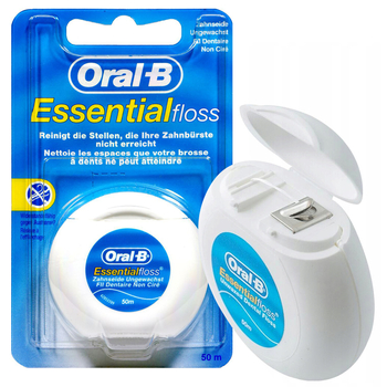 ORAL-B Essential Floss NIĆ DENTYSTYCZNA NIEWOSKOWANA 50m 1 sztuka