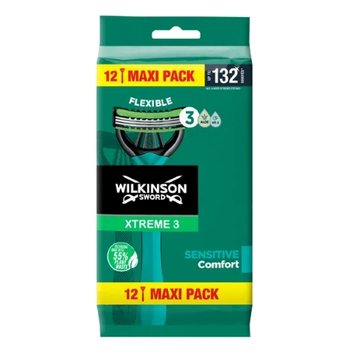 12x szt Maszynka do Golenia WILKINSON Xtreme 3 Sensitive Comfort