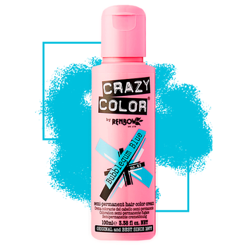 Toner krem do koloryzacji włosów Crazy Color Bubblegum Blue 63 100 ml