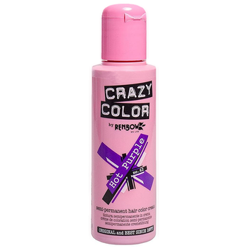 Toner krem do koloryzacji włosów Crazy Color Hot Purple 62 Fioletowy 100 ml