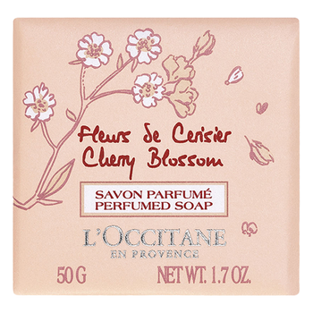 Perfumowane mydło L'Occitane Cherry Blossom z kwiatem wiśni 50 g