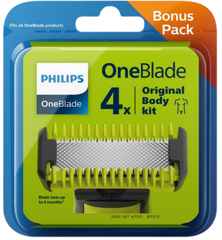 4x Wymienne ostrze PHILIPS OneBlade QP310/50
