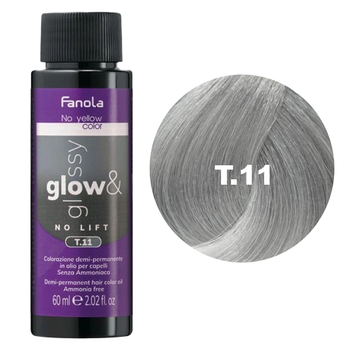 Toner do włosów Fanola Glow & Glossy T.11 bez amoniaku 60 ml