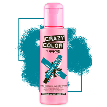 Toner krem do koloryzacji włosów półtrwały Crazy Color Blue Jade 67 100 ml