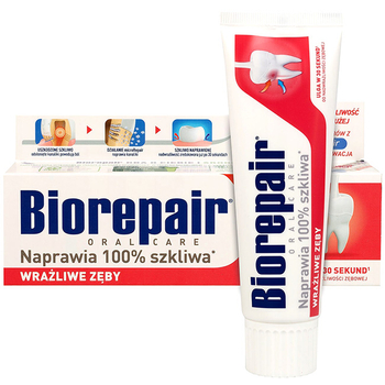 Pasta do zębów BIOREPAIR Sensitive wrażliwe zęby bez fluoru 75 ml