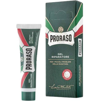 Żel na skaleczenia przy goleniu PRORASO Green Line regenerujący 10ml