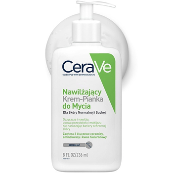 Nawilżający krem-pianka do mycia skóry normalnej i suchej CeraVe 236 ml