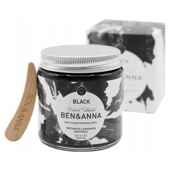 Pasta do zębów wybielająca BEN&ANNA Black 100 ml z węglem bez fluoru