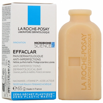 Kostka myjąca do twarzy i ciała La Roche-Posay Effaclar skóra tłusta 65 g