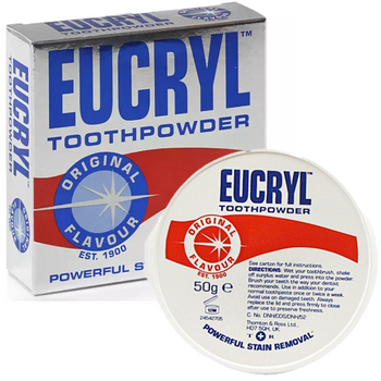 Wybielający proszek do czyszczenia zębów Eucryl Toothpowder Original 50 g
