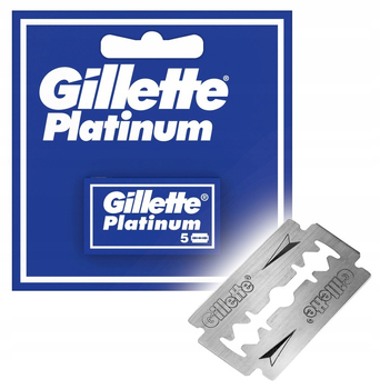 5x Żyletki do golenia Gillette Platinum Refill do maszynki
