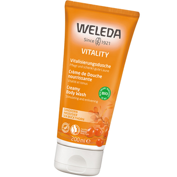 Żel do mycia ciała kremowy Weleda Vitality z rokitnikiem 200 ml