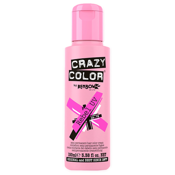 Toner krem do koloryzacji włosów Crazy Color Rebel UV 78 Neon Pink 100 ml