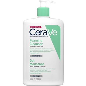 Żel oczyszczający do mycia twarzy i ciała CeraVe 1000 ml