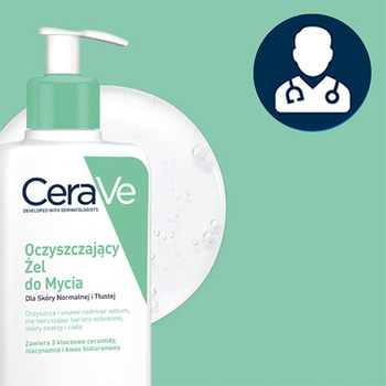 Żel oczyszczający do mycia twarzy i ciała CeraVe 1000 ml