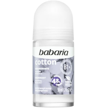 1x Dezodorant w kulce BABARIA Cotton 48h 50ml